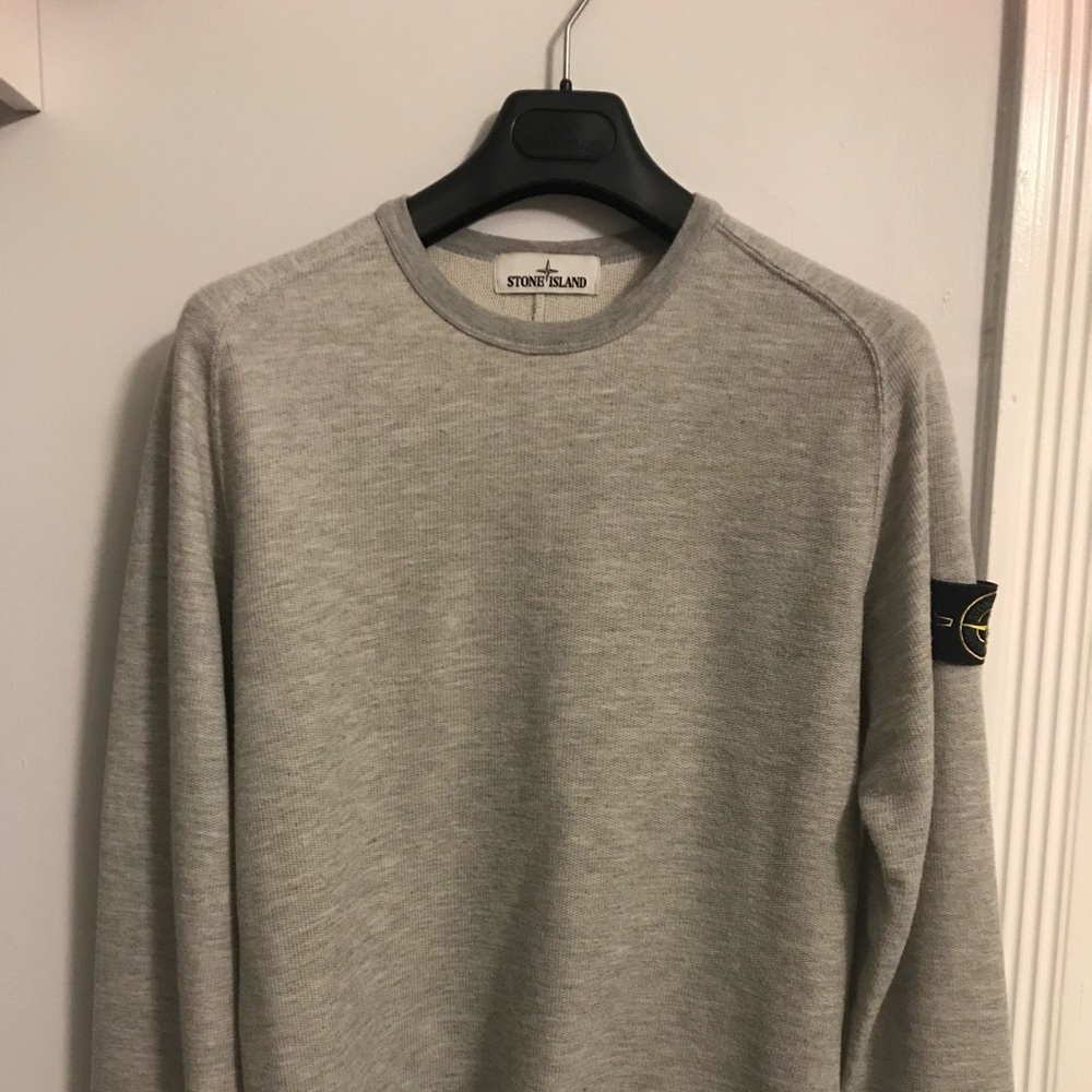 Men’s stone island crew neck sweatshirt
